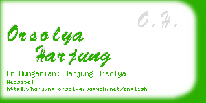 orsolya harjung business card